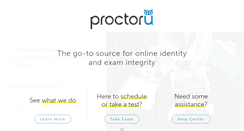 Desktop Screenshot of proctoru.com