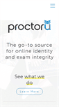 Mobile Screenshot of proctoru.com